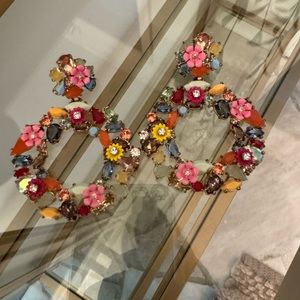 J.Crew Floral Earrings